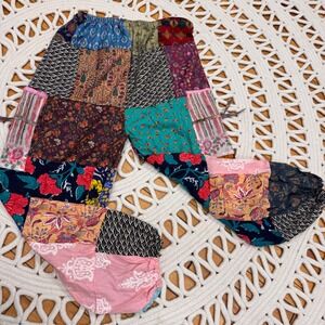 Bohemian Patchwork Pants Women's‎ Hippie Boho Festival Yoga Casual